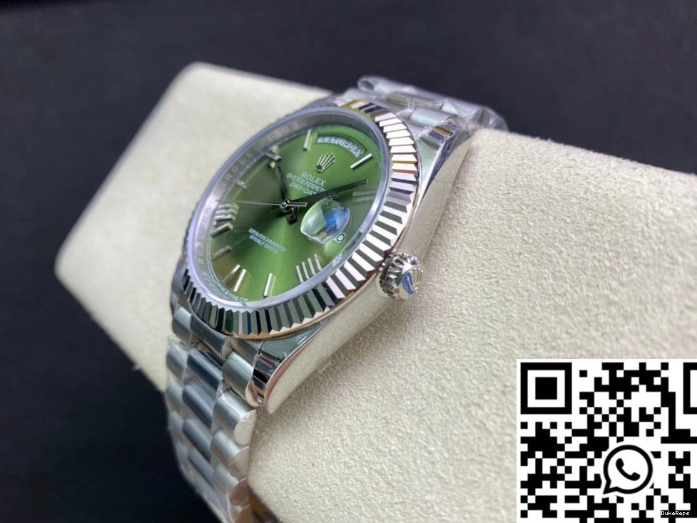 Date Rolex Factory Olive Dial M228239-0033 EW Day Green 1219